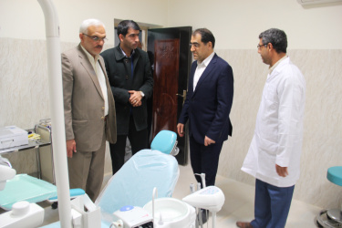 کلینیک دندانپزشکی زابل با حضور دکتر هاشمی وزیر بهداشت افتتاح شد
