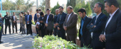 اهدا گل های رومیزی دانشگاه زابل به پرسنل ستاد مرکزی دانشگاه علوم پزشکی زابل