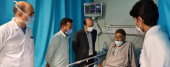 بازدید  دکتر میرزایی در اولین روز سال جدید از  بیمارستان امیرالمومنین علی(ع)/ تشکر  کادر درمان بابت پرداخت مطالبات