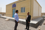 حضور دکتر شهدادی  در محل خانه بهداشت میل نادر