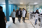 در پی طوفان گرد و غبار /بازدید شبانه رئیس دانشگاه علوم پزشکی زابل از بخش اورژانس بیمارستان امیرالمومنین علی (ع)