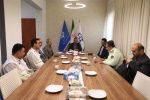 دیدار و گفتگو فرمانده نیروی انتظامی شهرستان زابل با دکتر شهدادی