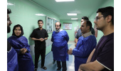 بازدید دکتر شهدادی از اتاق عمل بیمارستان امیرالمؤمنین (ع) زابل