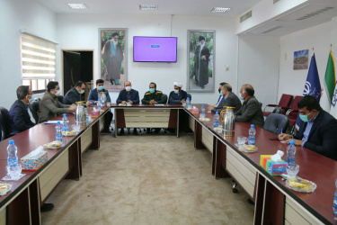 جلسه رئیس دانشگاه با فرمانده ناحیه مقاومت بسیج شهرستان زابل