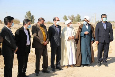 کلنگ زنی خانه بهداشت روستای جلالان شهرستان زهک