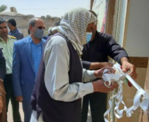 در اولین روز از هفته دولت / افتتاح خانه بهداشت روستای غلامعلی شهرستان نیمروز