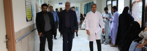 بازدید سرزده سرپرست دانشگاه علوم پزشکی زابل از بیمارستان امیرالمومنین حضرت علی (ع)