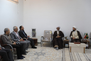 دیدار رئیس دانشگاه علوم پزشکی زابل با امام جمعه معزز شهرستان زهک