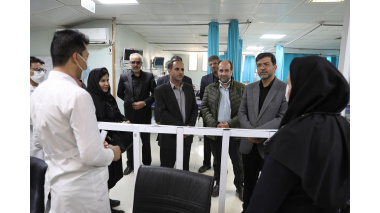 نماینده مجلس و رئیس دانشگاه ؛ از بیمارستان امیرالمومنین علی (ع) بازدید کردند