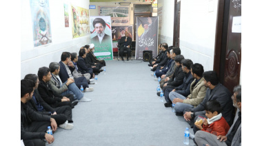 برگزاری سومین شب مراسم عزاداری در دانشگاه علوم پزشکی  زابل