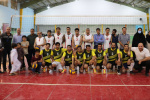 درخشش تیم والیبال شبکه بهداشت و درمان شهرستان هیرمند در مسابقات جام سلامت